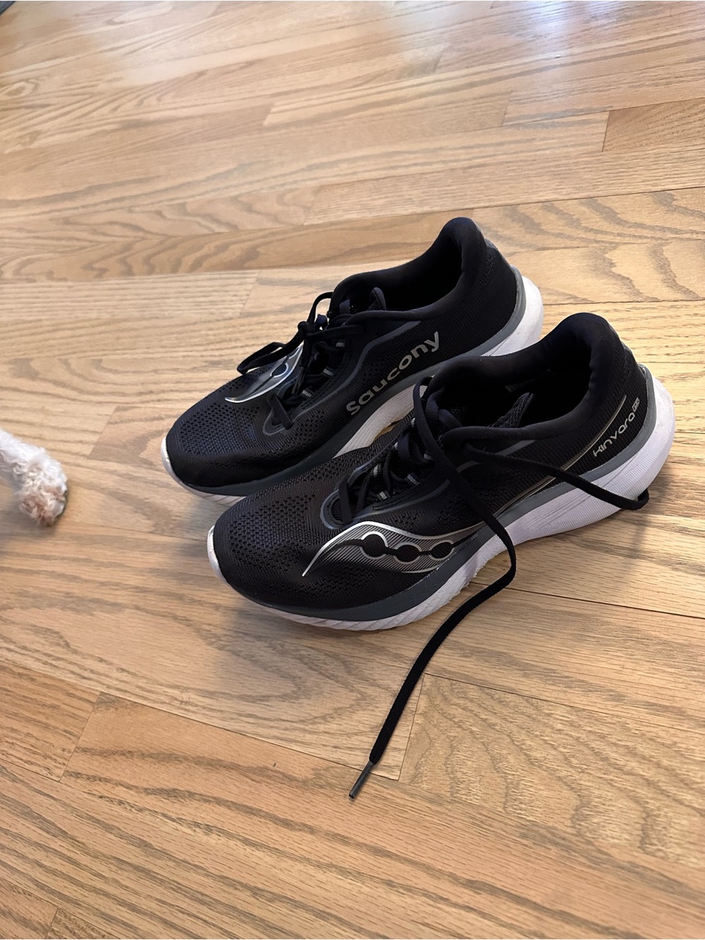 Saucony Black and White Men's Running Sneakers